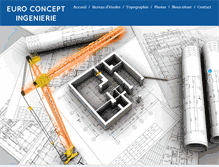 Tablet Screenshot of euro-concept-ingenierie.fr